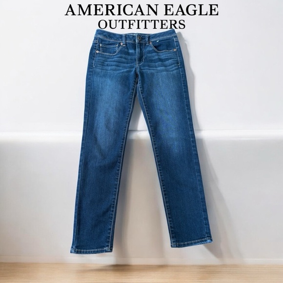 American Eagle Outfitters, Super Skinny Jeans, Size 6 Regular, Blue - Picture 1 of 9